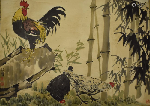 A Chinese Painting By Xu Beihong