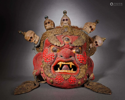 A Tibetan Mask of Mahakala