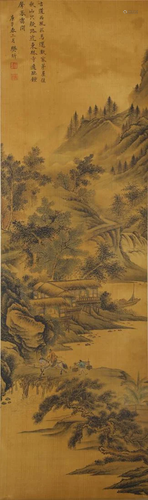 A Chinese Scroll Painting By Fan Qi