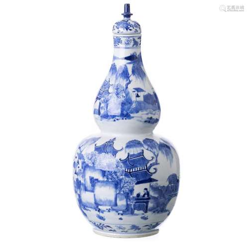 Large Chinese porcelain gourd, Guangxu