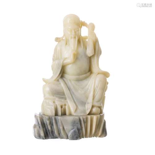 Chinese soapstone deity