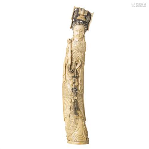 Chinese Guanyin on Ivory