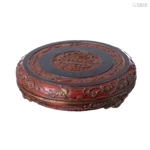Chinese lacquer appetizer covered dish