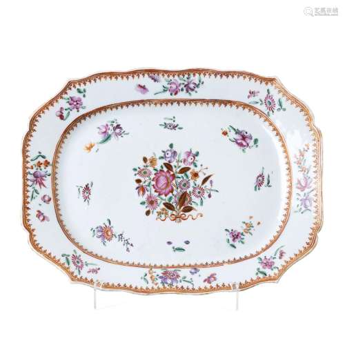 Chinese porcelainfamille rose platter