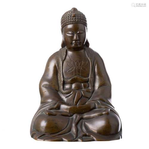 Buddha Shakyamuni in bronze