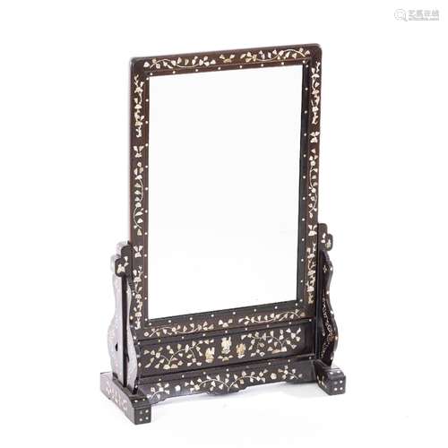 Chinese table mirror.