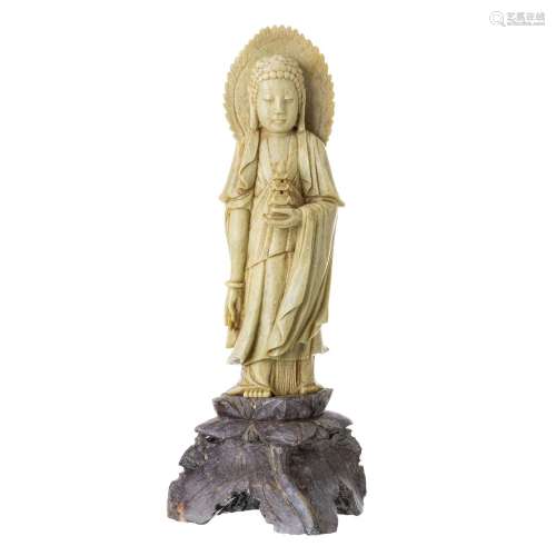 hinese soapstone Buddha
