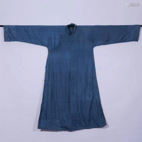 Chinese Blue Ground Robe