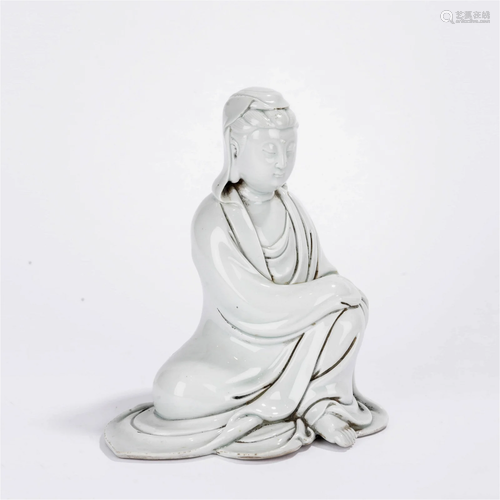 Dehua Kiln White Glaze Figure of Guanyin