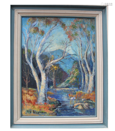 A Framed Oil Painting