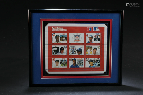 A Framed Stamp Set