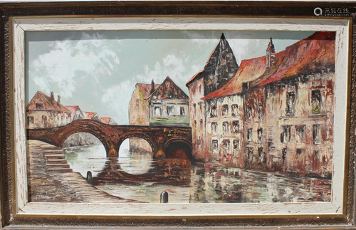 A Framed Oil Painting