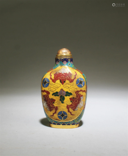 A Cloisonne Snuff Bottle