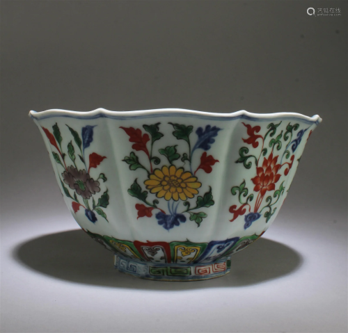 A Large Famille Rose Porcelain Bowl
