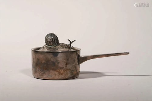 Sterling Silver Snail Stockpot