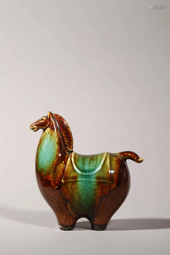 Sancai Glaz Pottery Horse