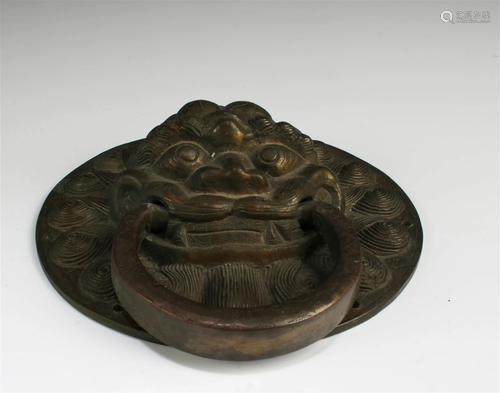 A Bronze Door Knocker