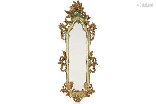 Spiegel met antieke Venetiaanse Louis XV kader in fijngescul...