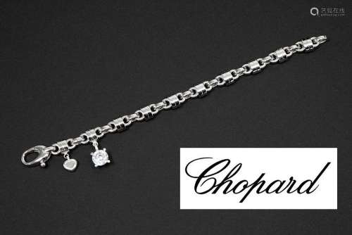 CHOPARD bracelet (model 85/3956) in witgoud (18 karaat) met ...