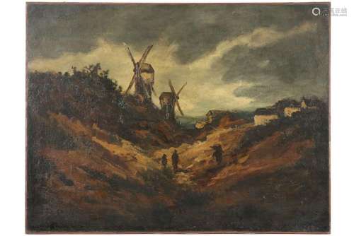 MICHEL GEORGES (1763 - 1843) olieverfschilderij op doek : &q...