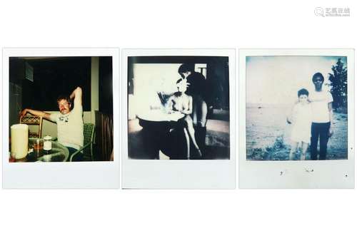 WARHOL ANDY (1930 - 1987) lot van drie polaroid foto's  -  t...