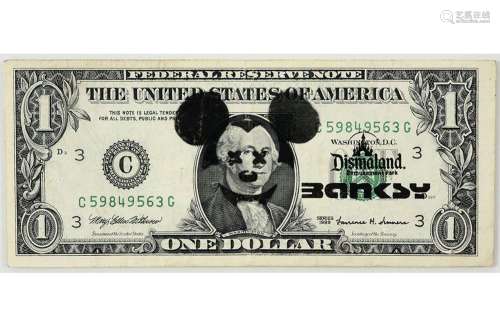 BANKSY (° 1973) (° 1974) print van een Dismaland-"One d...