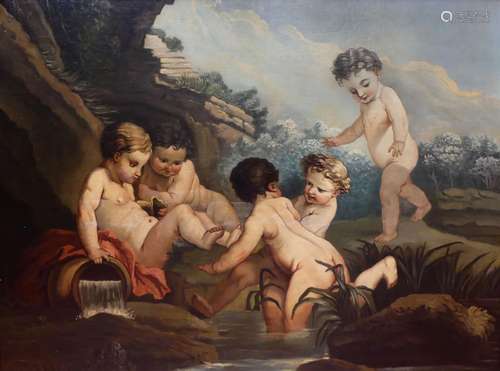 Ecole dans le goût de François BOUCHER. Pu