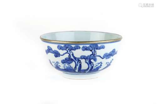 CHINE pour le Vietnam, XIXe siècle Grand bol en porcelaine ...