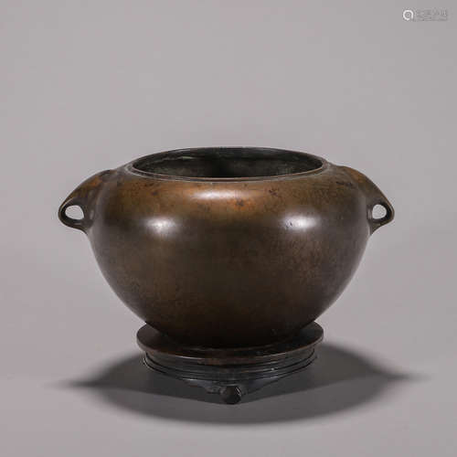 Bronze Double-Eared Censer