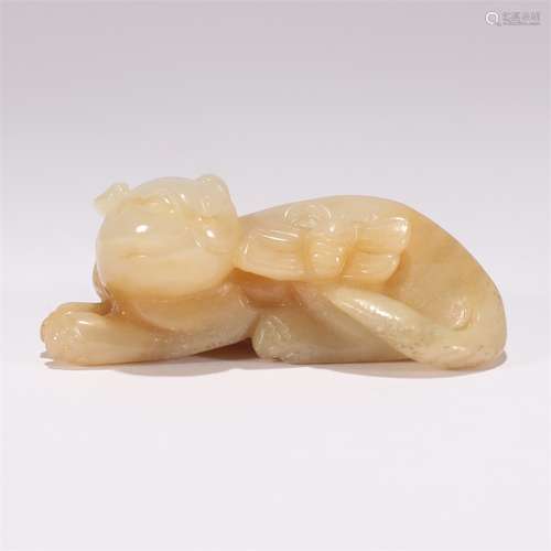 White Jade Maodie Ornament