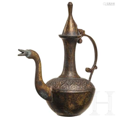 A bronze jug, probably Chinese, 19th century