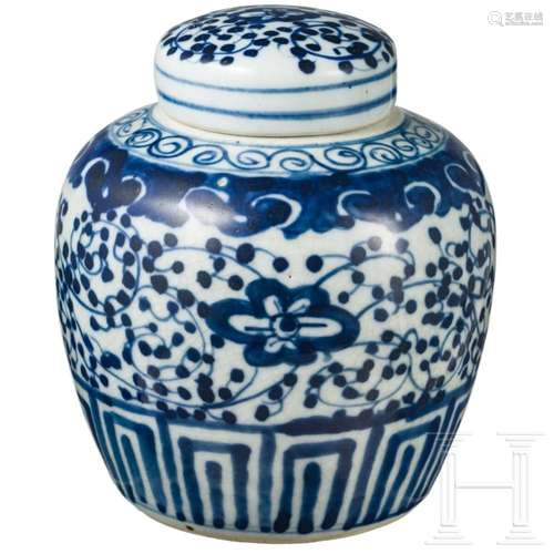 A Chinese porcelain ginger pot, circa 1900