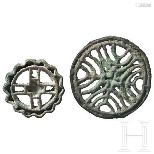 Two Central Asian compartment seals, 2nd century B.C.