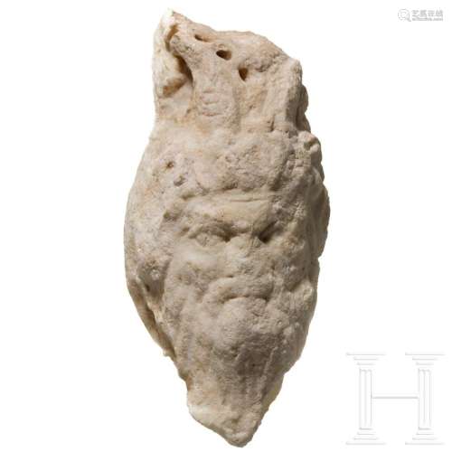 A Roman marble head of Pan, 1st - 3rd century