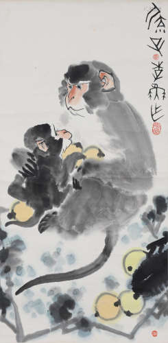 李燕（b.1943) 母子图
