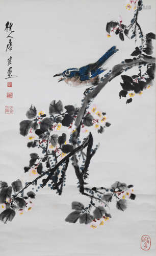 唐云（1910-1993) 花鸟图
