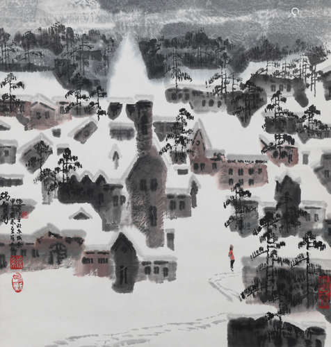 徐希（b.1940) 瑞雪图