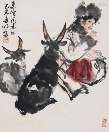 王明明（b.1952) 读书图