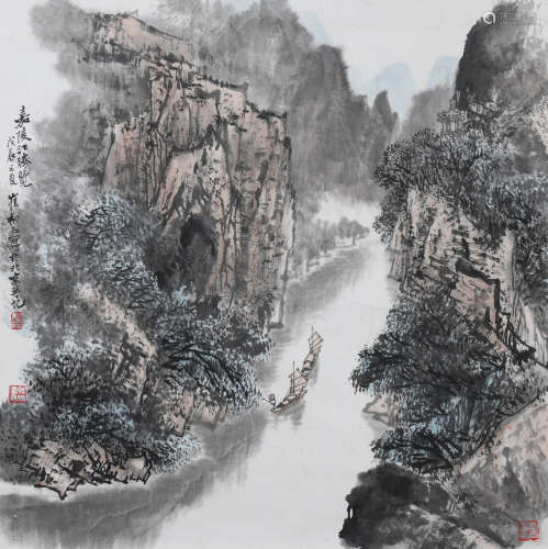 崔松石（1944-2010）嘉陵江胜览