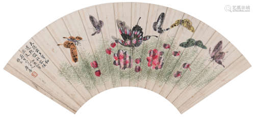 居廉（1828-1904）蝶恋花