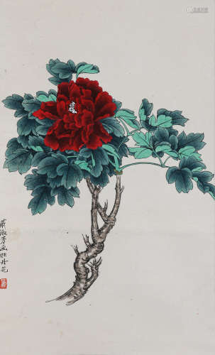 萧淑芳（1911-2005）牡丹