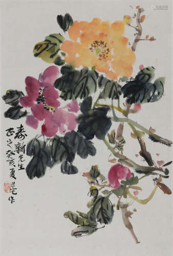 刘旦宅 （1931-2011）花卉
