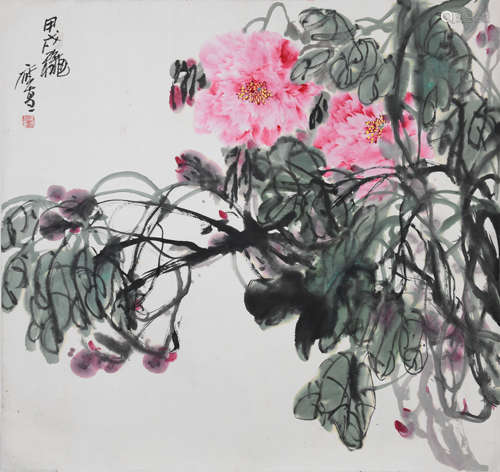 邱应昌（b.1944）牡丹富贵