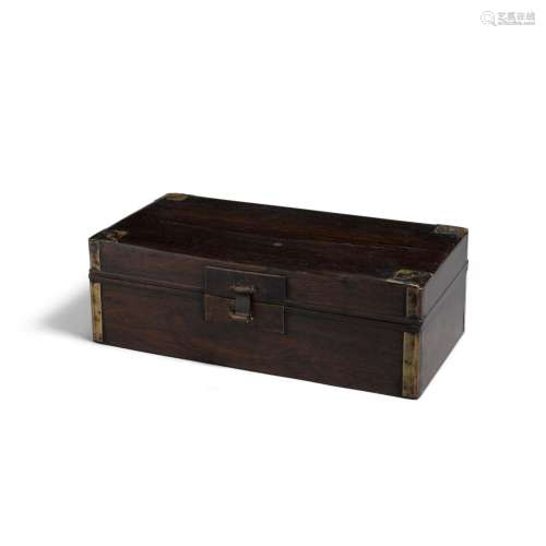 A HONGMU DOCUMENT BOX 19th century
