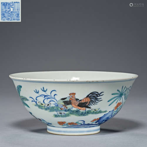 Qing Dynasty Qianlong, colorful, Bowl