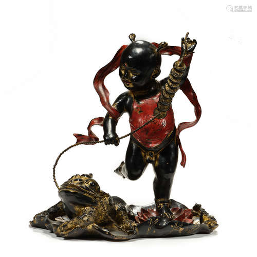 Qing Dynasty, Copper,  Figure ornaments