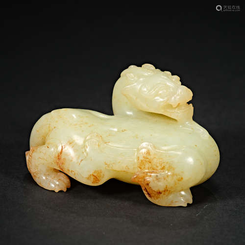 Han Dynasty, Hetian Jade, Jade Beast