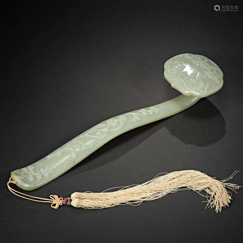 Qing Dynasty, Hetian jade, Jade Ruyi