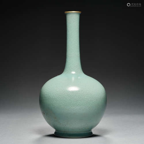 Song Dynasty, Ru Kiln porcelain, long neck Bottle