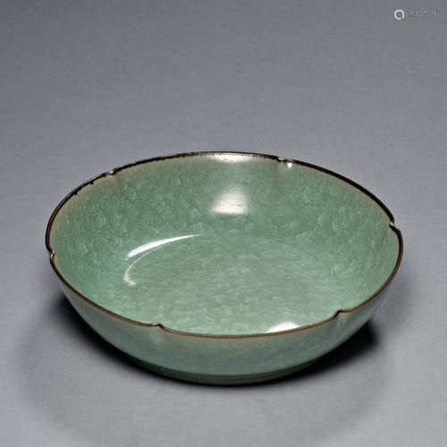 Song Dynasty, official kiln celadon, Plate